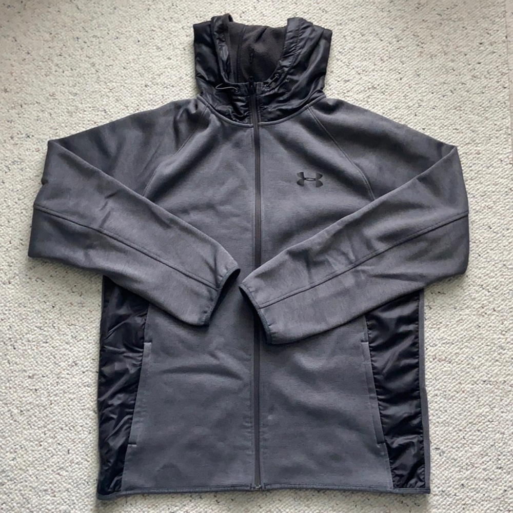 Under Armour grey zipped sweatshirt coldgear